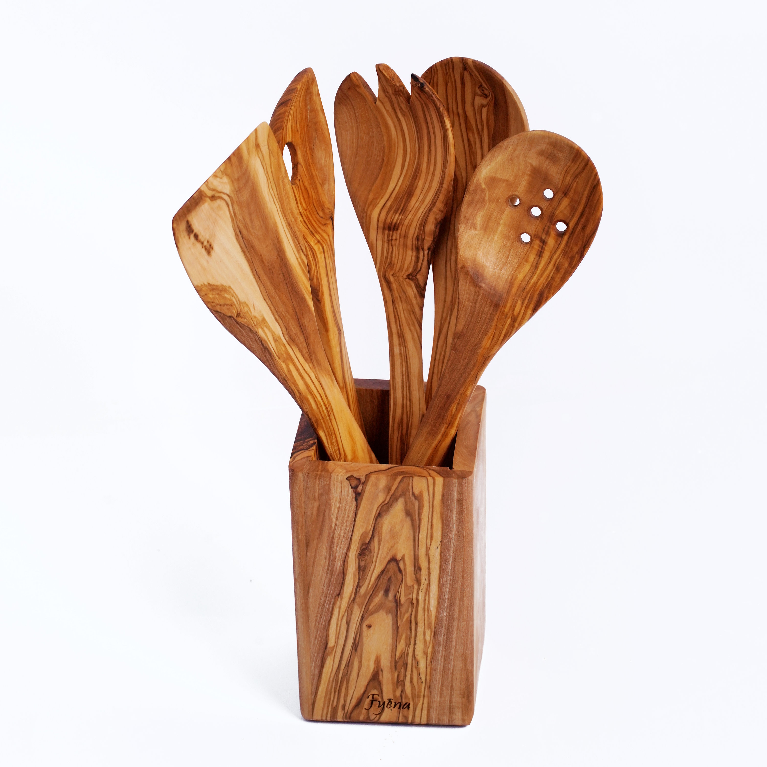 Ustensile De Cuisine En Bois D'olivier - Cuillère/Spatule Pour Risotto - Fait Main En Allemagne