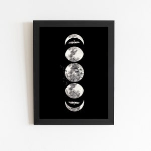 Moon Poster For Print Of Moon Printable Wall Art Moon Print For Room Wall Decore Moon Digital Print