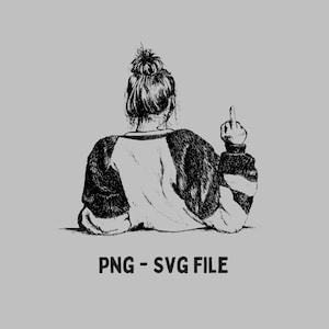 Fun Svg File For Print For T Shirt Middle Finger Png File For T-Shirt Middle Finger Svg File For Shirt Funny Design