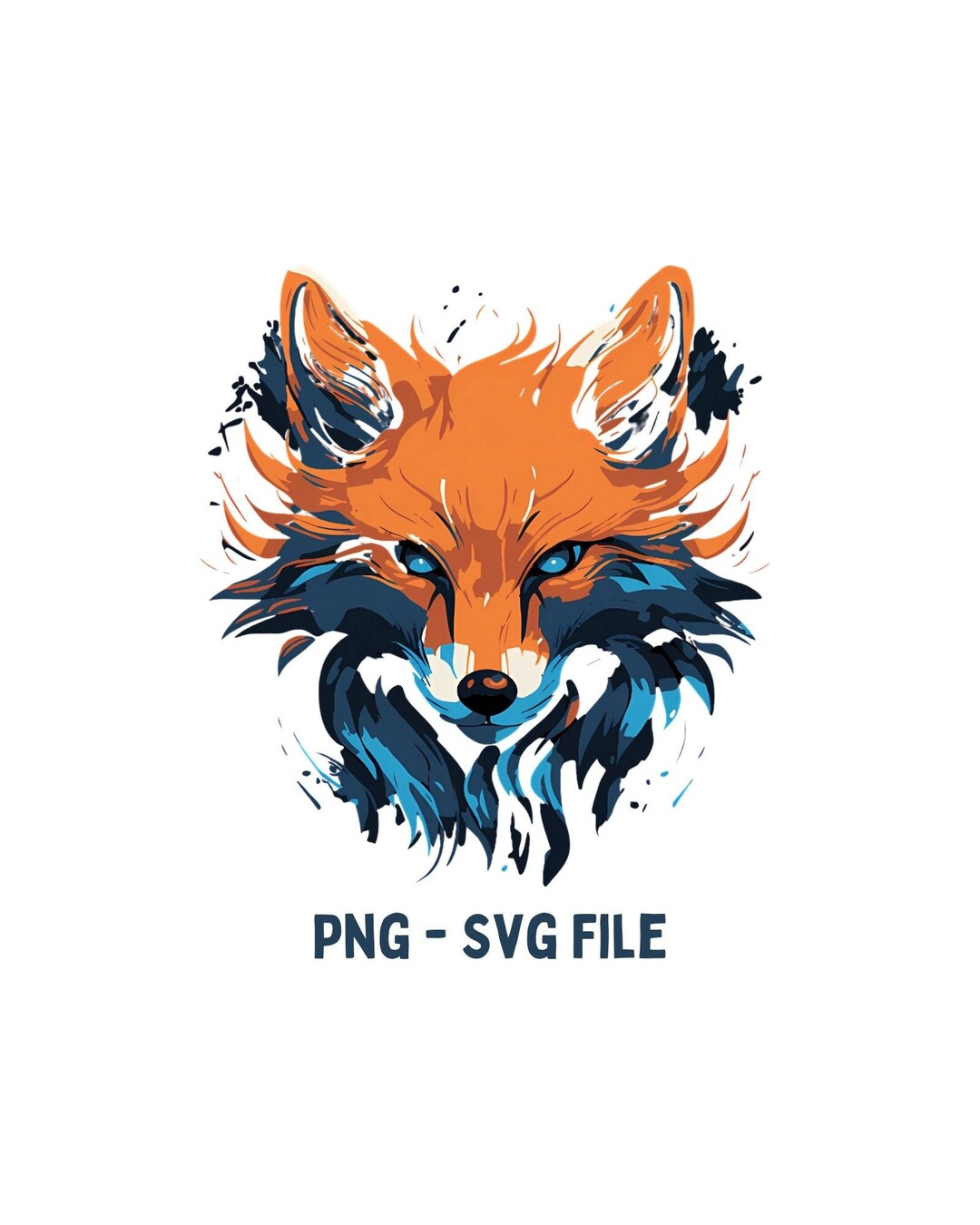 Fox Svg File for Print for T Shirt Fox Png File for Print for T-shirt ...