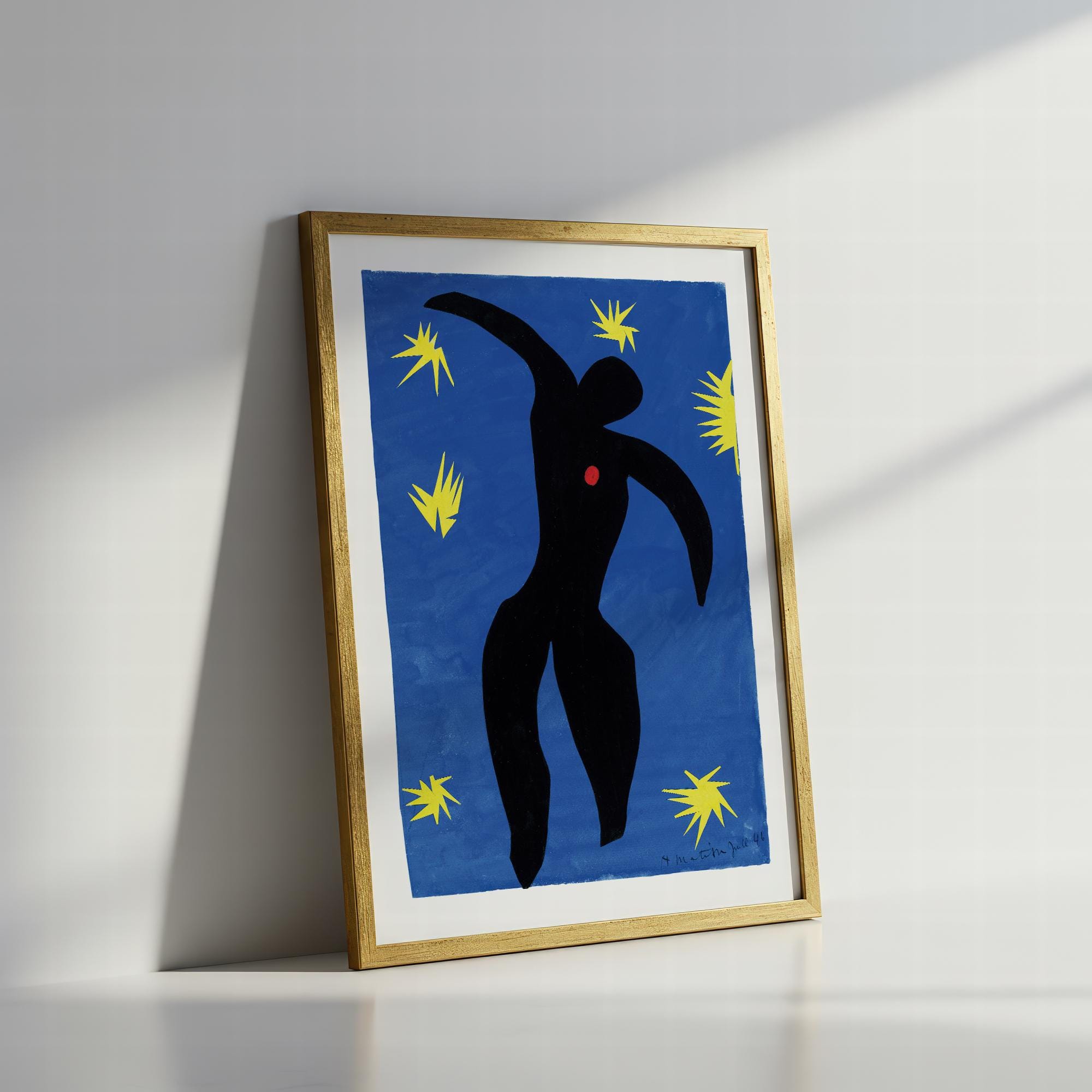 Matisse Icarus Jazz Poster | Digital Download | 1947 Abstract