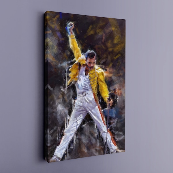 Freddie Mercury Queen canvas painting 120x70cm