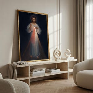 Divine Mercy Jesus Vilnius – Digital Download File 300 DPI, 100x53.4 cm image 6