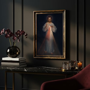 Divine Mercy Jesus Vilnius – Digital Download File 300 DPI, 100x53.4 cm image 5