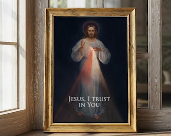 Divine Mercy Jesus Vilnius – Digital Download File 300 DPI, 100x53.4 cm
