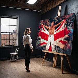 Freddie Mercury Tribute: Great Britain Flag 90x150cm