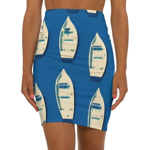 Women&#39;s Mini Skirt, Summer clothing, Womens clothing, Boats, Party clothes, Summer party clothes, comfortable mini skirt