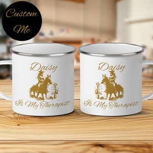 Personalized Horse Mug: Equestrian Gift for Horse Lovers