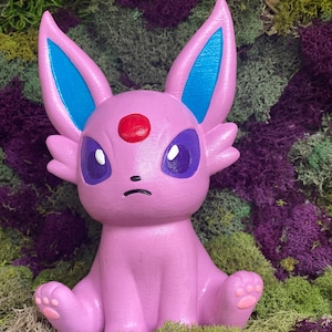 Hand Painted Espeon3D Printed Figure