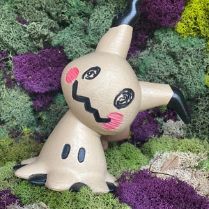 Hand Painted Mimikyu 3D Printed Figure