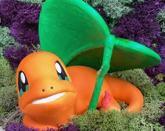 Hand Painted Charmander 3D Printed Figure