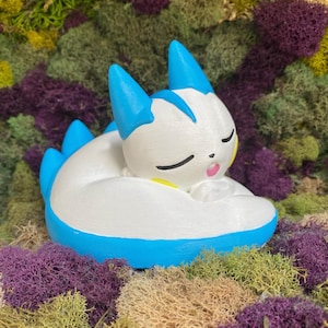 Hand Painted Pachirisu 3D Printed Figure