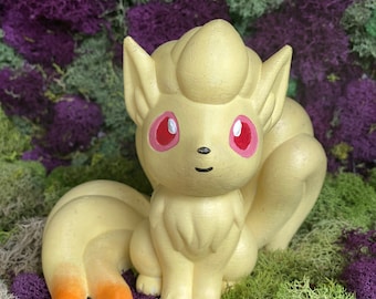 Hand Painted Ninetales 3D Printed Figure