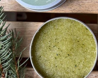 Bio-Waldsauna Körperpeeling – Tannen-Rosmarin-Saunapeeling – Nordische Hautpflege (150ml)