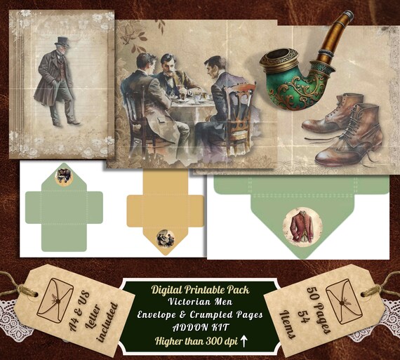 Nostalgic gentlemen's junk journal