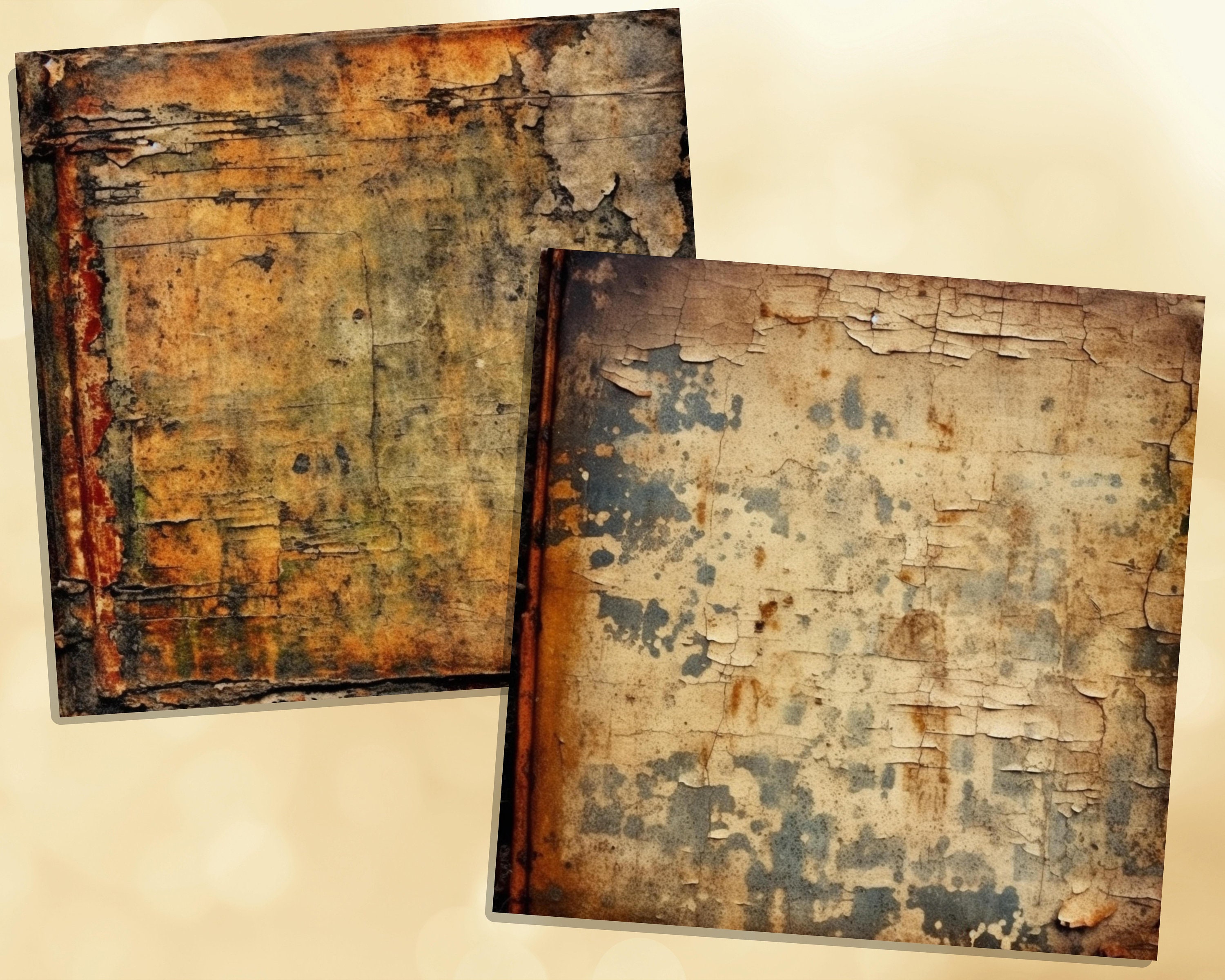 Printable Grunge Old Digital Papers, Antique Pages, Shabby Texture ...