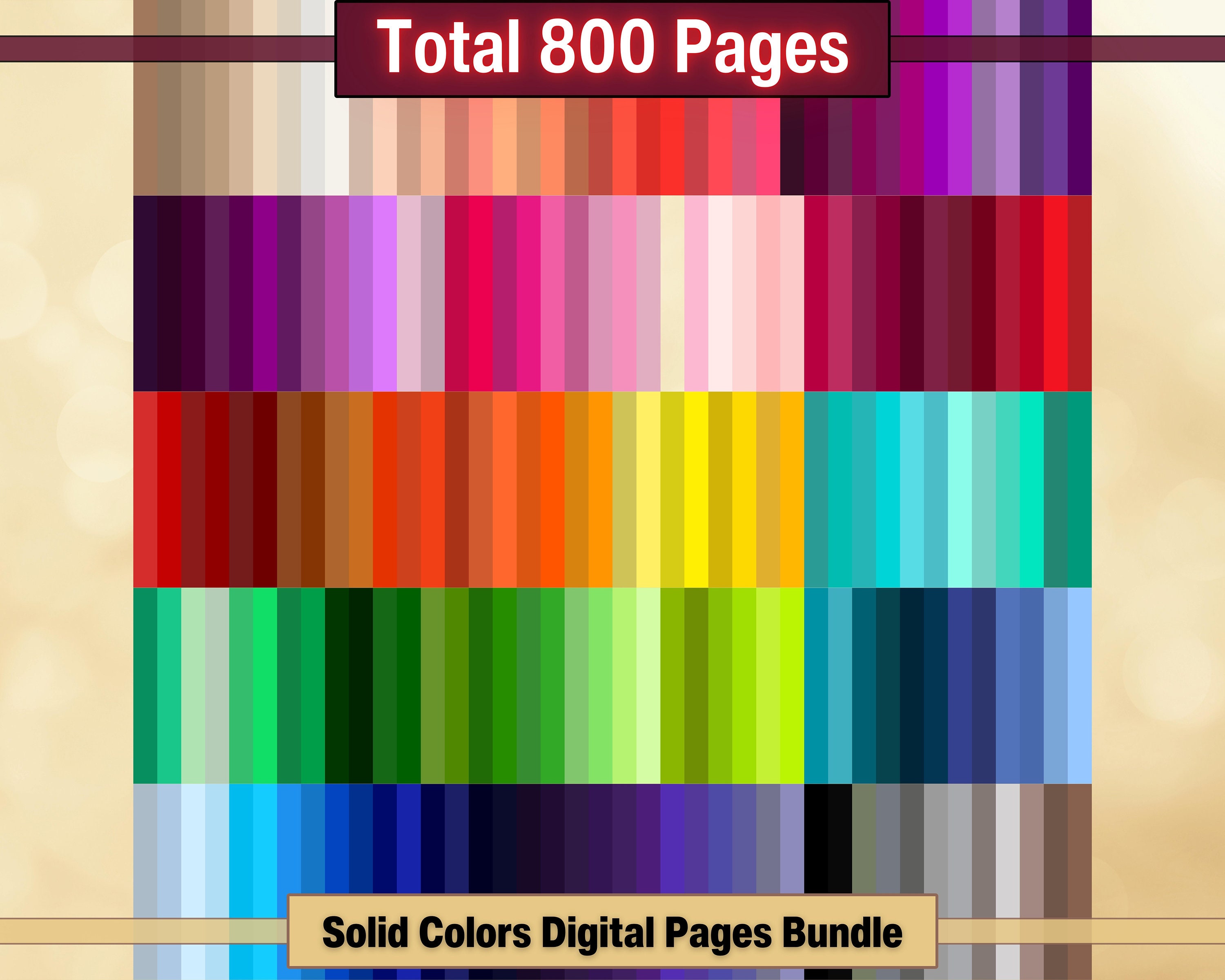 Solid Color Pages 