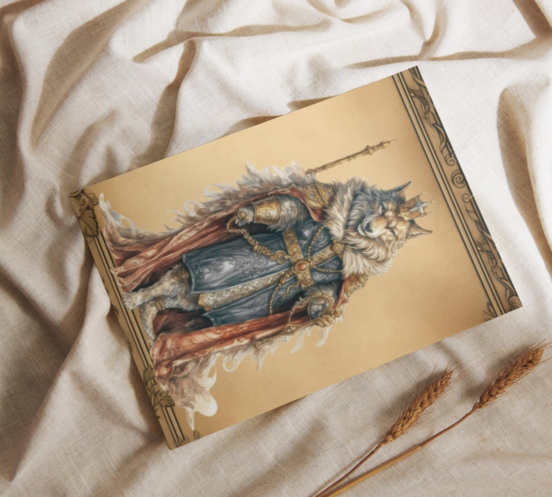 Fairytale Wolf Printable Junk Journal Pages Instant Download Etsy