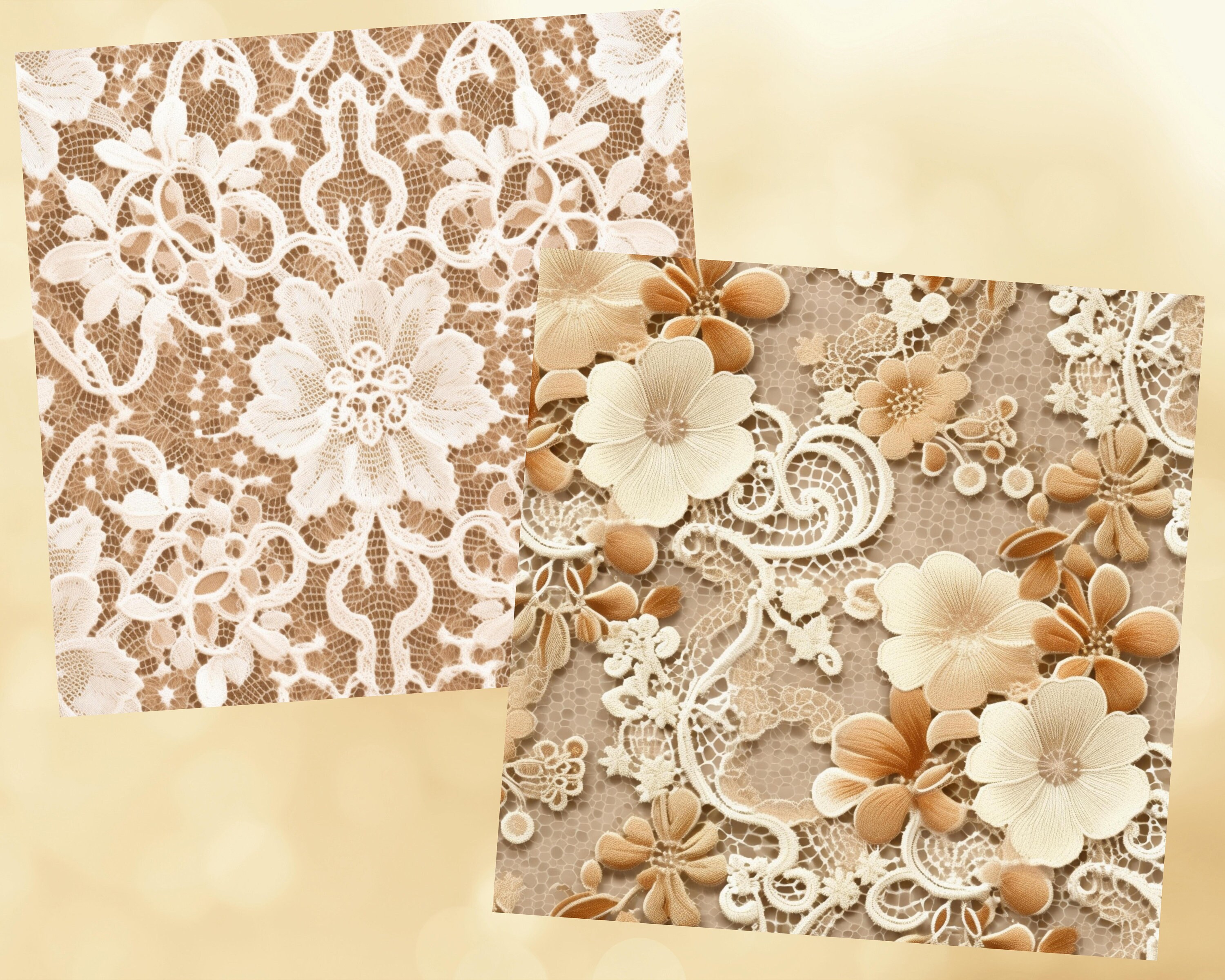 Printable Vintage Lace Digital Papers, Lace Page, Laced Background ...