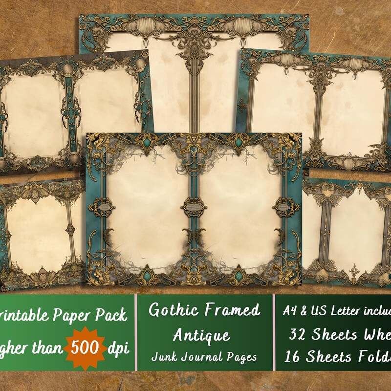 Gothic Paper - Etsy