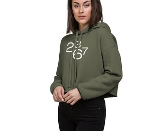 23 67 Cropped Hoodie
