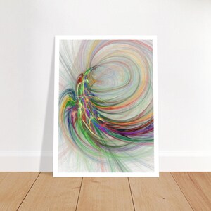 Poster abstract, bundle lines print, strokes abstract print, wall art premium, print with and  frame, living room, gift wall decoration