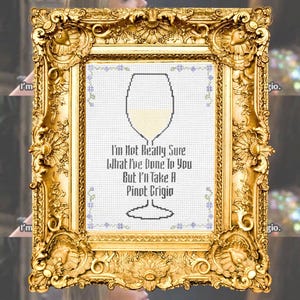 Vanderpump Pinot Grigio Kreuzstichmuster