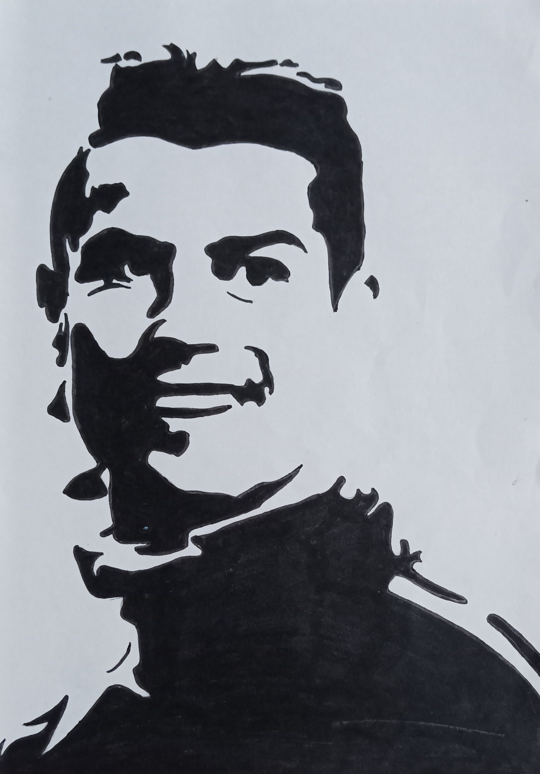 Cristiano Ronaldo Drawing by Rai Suleman - Pixels