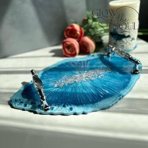 Vassoio in resina / idee regalo / bomboniera /