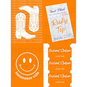 Tennessee University Prints | Dorm Decor