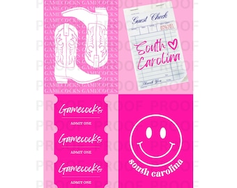 University of South Carolina Dorm Prints - Etsy