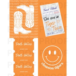 Clemson University Dorm Decor