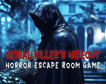 Horror Escape Adventure - Serienmörder-Versteck - Druckbare Horror-Challenge für Paare, Jugendliche und Familien | Mystery for Part
