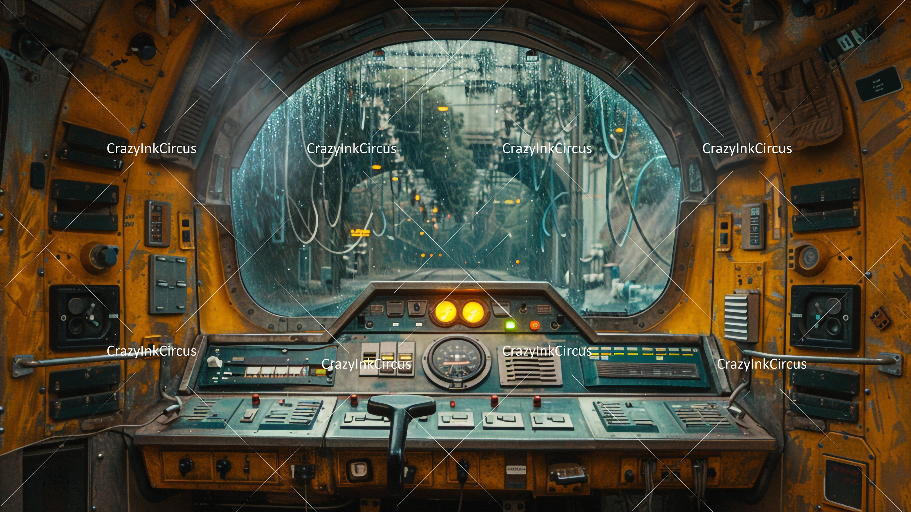 Animated Background - Vintage Train - Nostalgic Rails - Train Journey ...