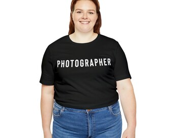 Fotógrafo / Marca Experience Networking - Camiseta de manga corta Unisex Jersey