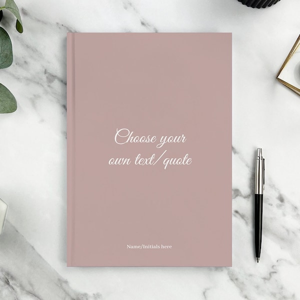 Personalised Notebook  | Any Text You Want | A5 Notebook | Hardback Notebook | Custom Journal | Personalised Stationary | Personalised Gift