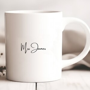 Personalised Name Mug | Personalised Gift For Her | Wedding Gift | Birthday Gift | 11oz Mug