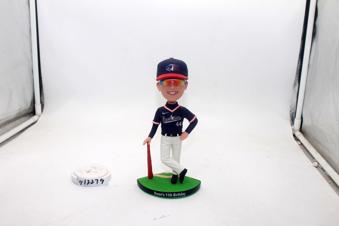 Custom Athlete Bobbleheads Custom Baseball Bobblehead Custom Etsy