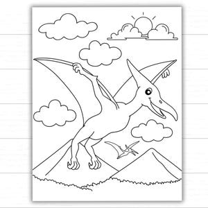 Dinosaur Coloring Pages Printable | Preschool & Kindergarten Activity Pack | Kids Dinosaur Coloring Sheets PDF image 7