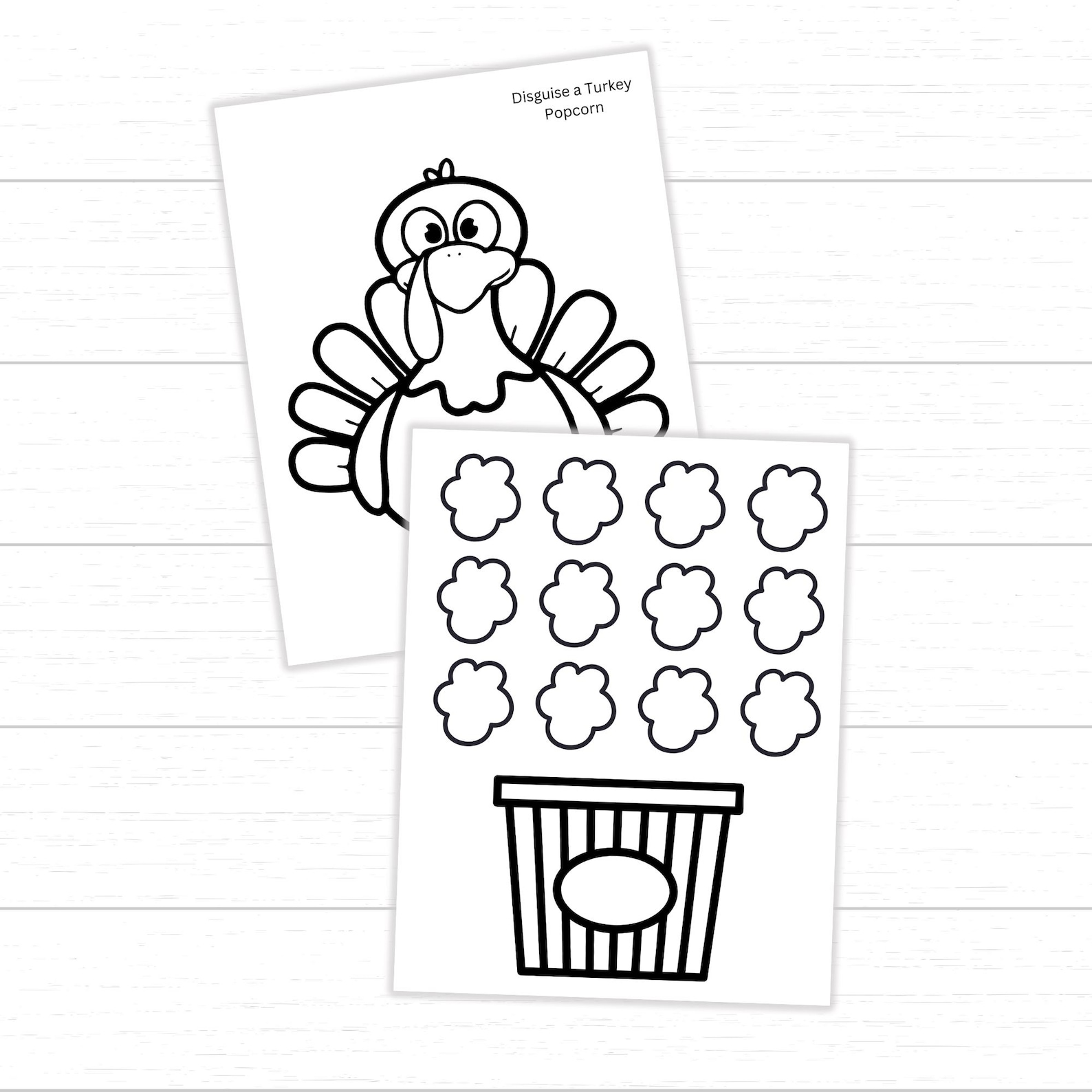 Disguise a Turkey Popcorn, Popcorn Turkey, Turkey Disguise, Classroom