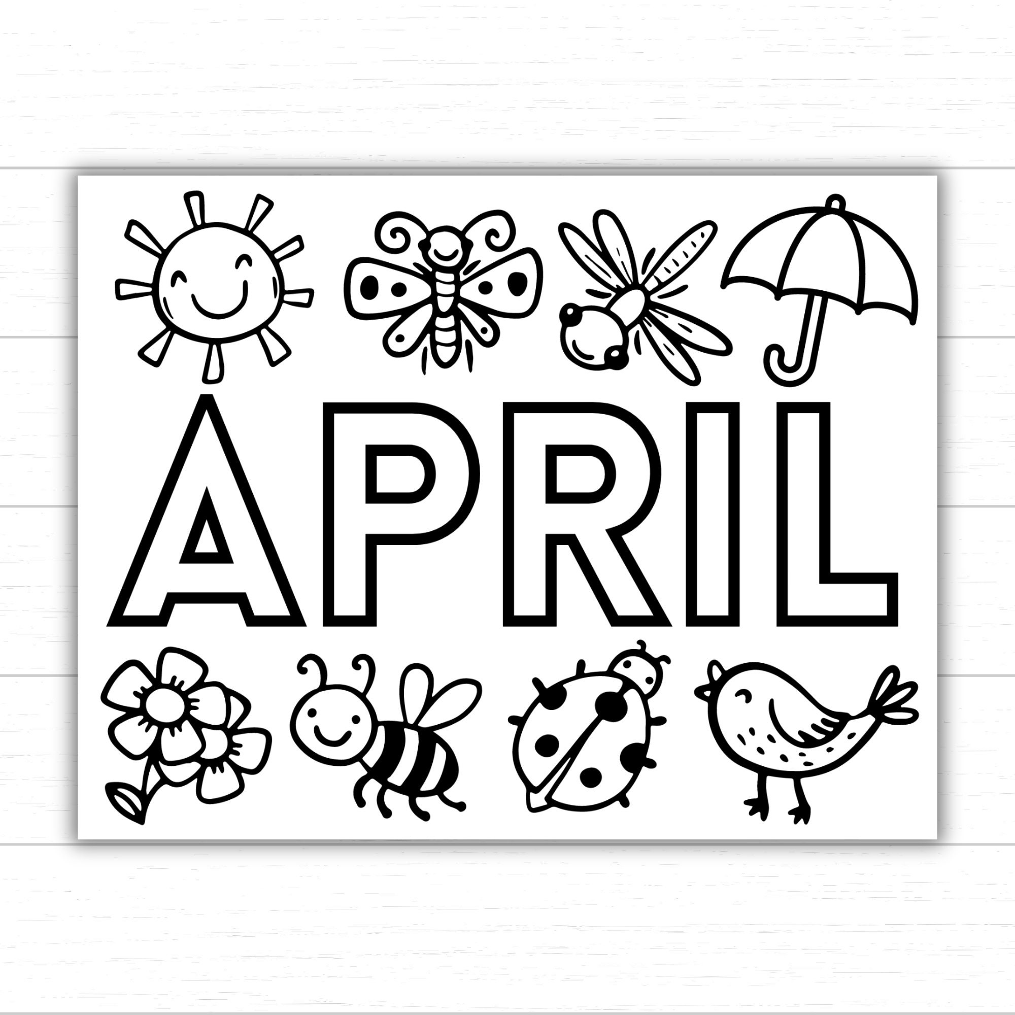 april-coloring-page-spring-coloring-page-month-of-april-activity-coloring-activity-printable-coloring-pages-for-kids-springtime-fun-etsy