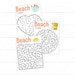 Beach Mazes for Kids, Summer Mazes, Printable Mazes, Printable Summer ...