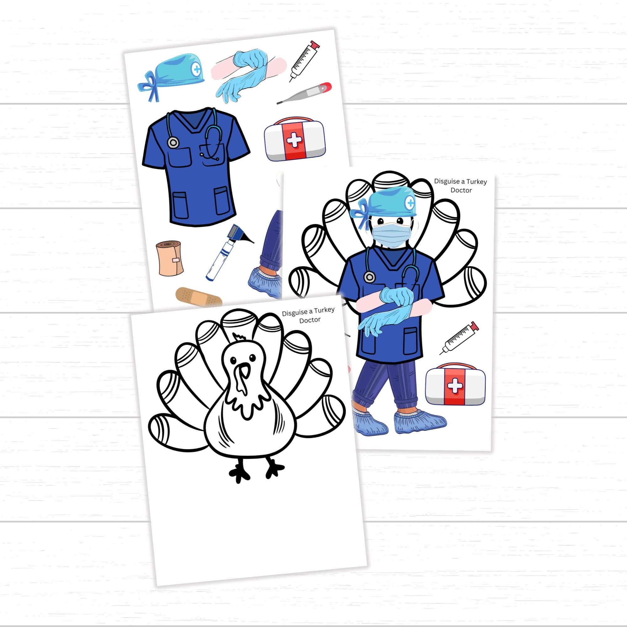 buy disguise a turkey doctor, doctor turkey, turkey in disguise