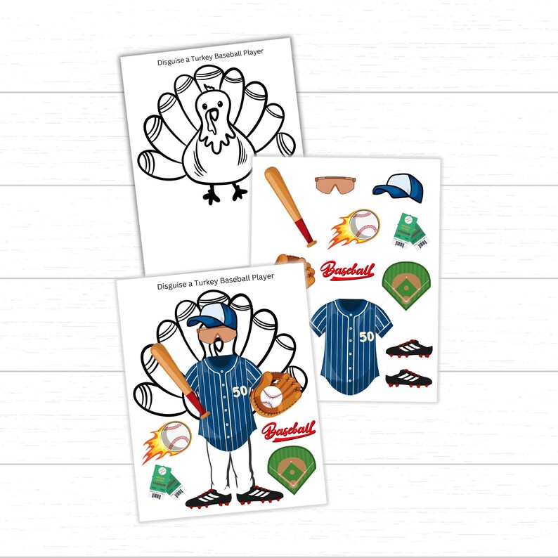 Disguise a Turkey Baseball Player Turkey in Disguise Baseball Player Disguise a Turkey Baseball Player Turkey in Disguise Baseball Player