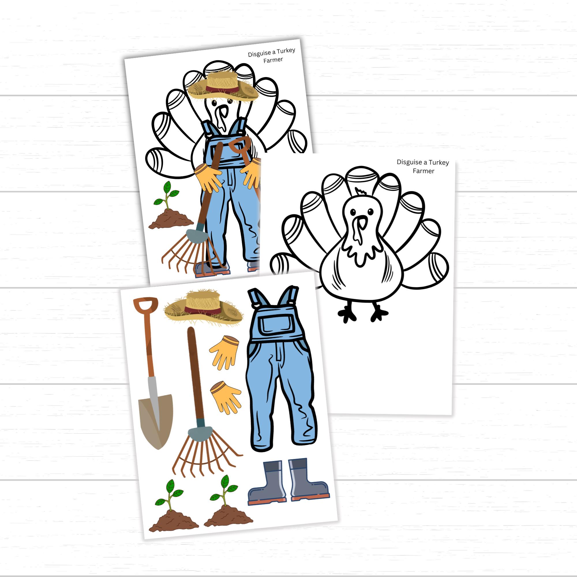 disguise a turkey farmer, farmer turkey, turkey in disguise