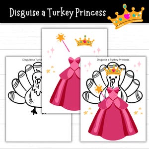 Disguise a Turkey Princess, Turkey in Disguise Princess, Princess Turkey, Princess Turkey Disguise, Disguise a Turkey Project, Turkey Idea