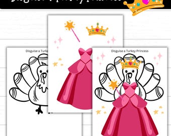Disguise a Turkey Princess, Turkey in Disguise Princess, Princess Turkey, Princess Turkey Disguise, Disguise a Turkey Project, Turkey Idea
