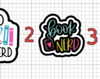 Nerd Stickers - Etsy