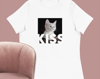 Cat Kiss T-shirt I Cute Cat T-shirt