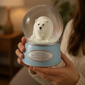 Personalized Baby Musical Snow Globe – Custom Nursery Decor – Baby Keepsake Gift – New Baby Shower Gift – Baby’s First Christmas bild 10